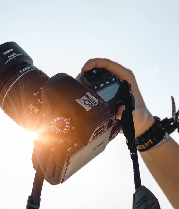Photographer with camera